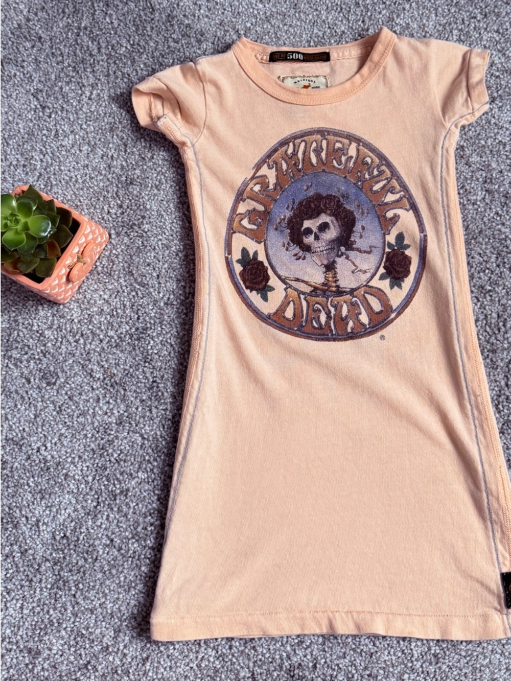 Vintage Trunk Ltd Peach Graphic Tee